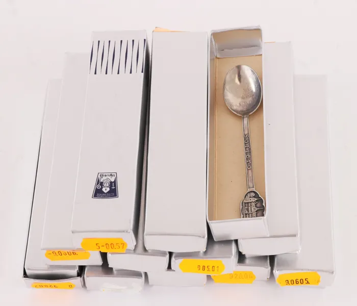 Kaffeskedar 12st, silver