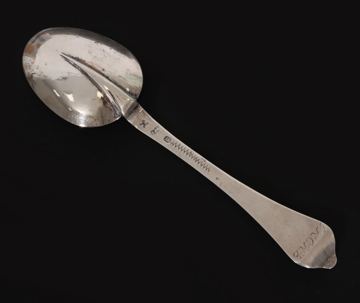 Råttsvanssked i silver, Jacob Brunck, Stockholm, 1720