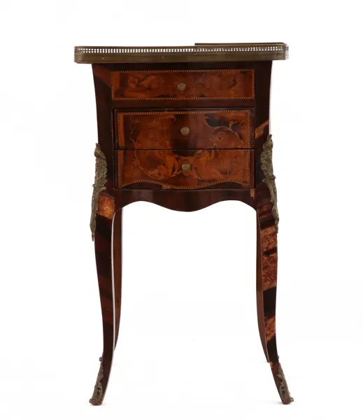 Nattduksbord, Louis XV stil, 1800-tal