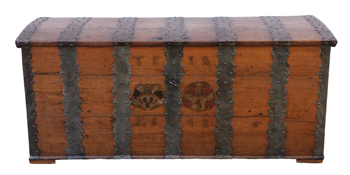 Kista, barock, daterad 1648