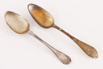 Matskedar 2st, silver, 1800-tal