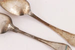 Matskedar 2st, silver, 1800-tal