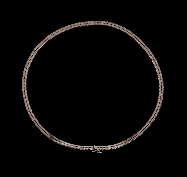 Halsband i 18k vitguld