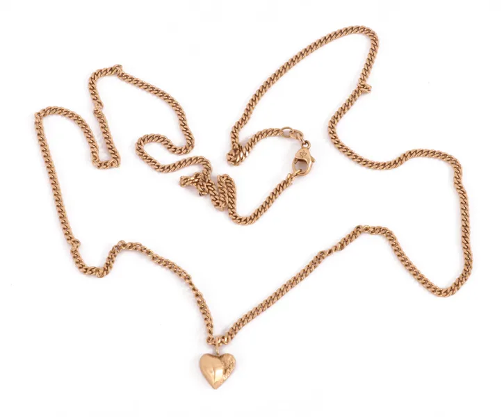 Halsband med hänge, 18k