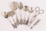 Serveringsbestick 8 delar, silver, 1900-tal