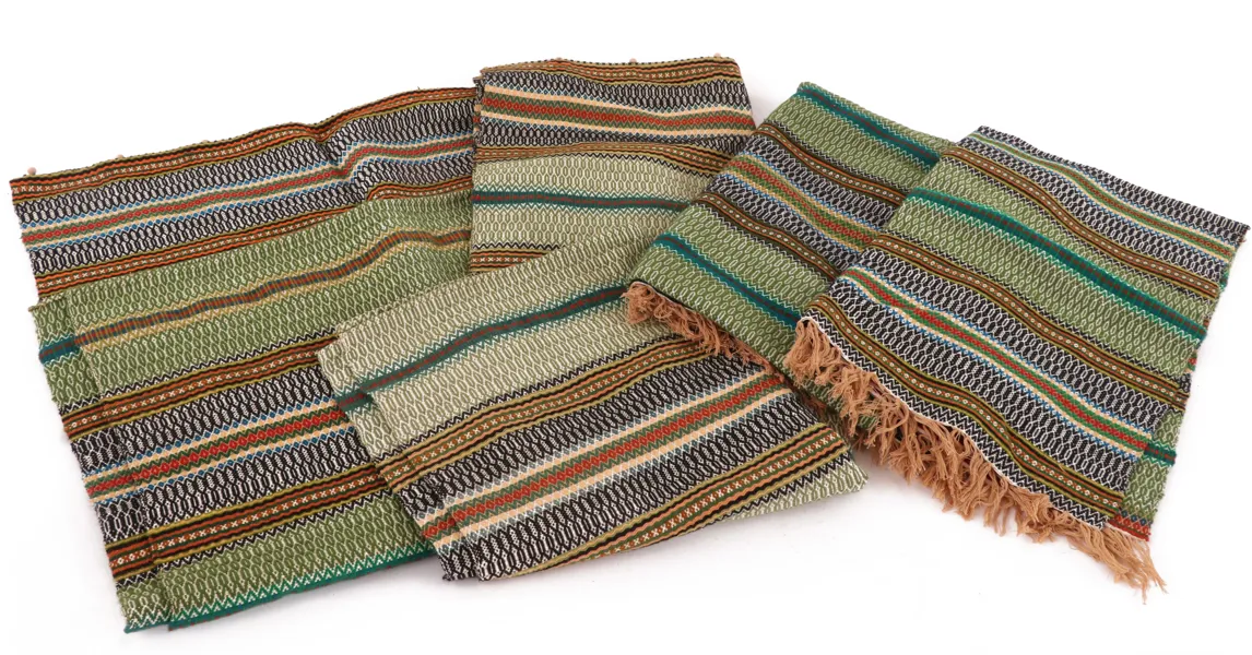 Allmogetextil 6 delar, 1900-talets första hälft
