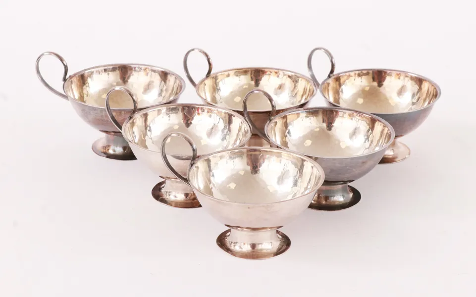 Punschmuggar 6st, silver, MGAB