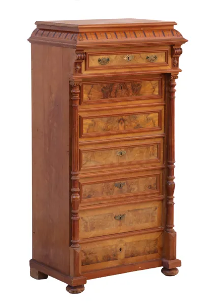 Chiffonjé, nyrenässans, 1800-talets slut