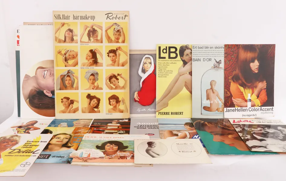 Reklamplanscher 19st, 1900-talets andra hälft