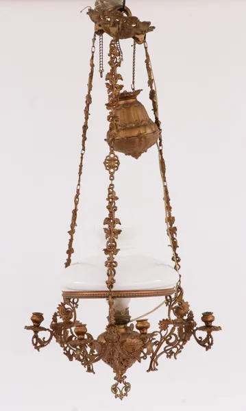 Takfotogenlampa, omkring år 1900