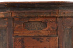 Vägghörnskåp, allmoge, barock, daterat 1768