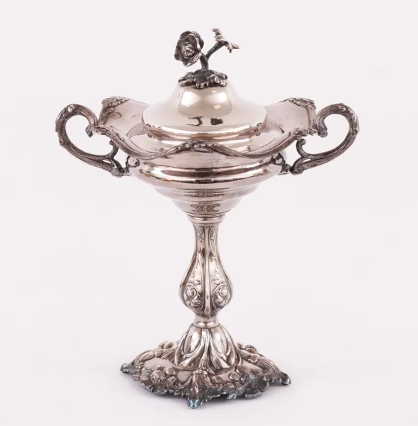 Strösockerskål, nyrokoko, 1800-talets senare del