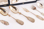 Bestickservisdelar, silver, "Tornedal"