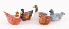 Terriner med lock 5st, bl.a. Michel Caugant