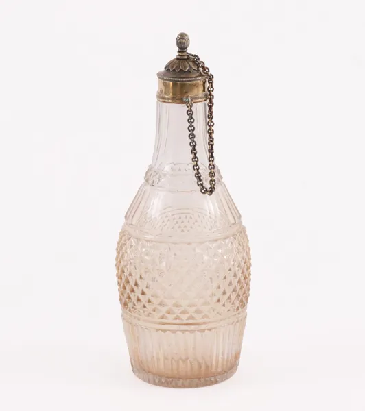 Karaff med silverpropp, 1800-tal