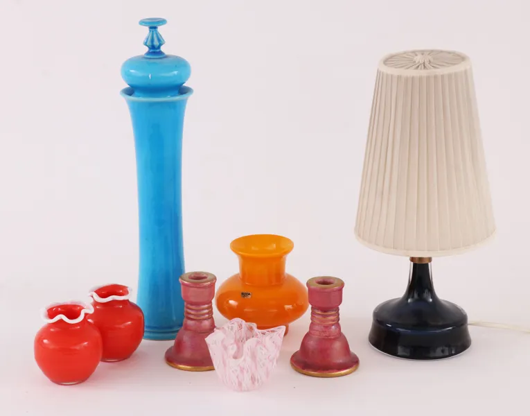 Glas och keramik 8 delar
