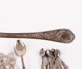 Bestickservisdelar, nysilver, Italien