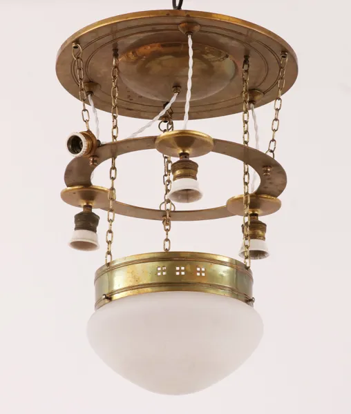 Taklampa, jugend, 1900-talets början