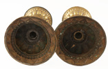 Ljusstakar ett par, barock, omkring år 1700