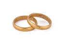Släta ringar 2st, 23k