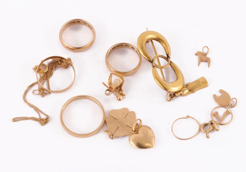 Parti smycken i 18k