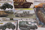 Byggsatser 12st, mestadels Tamiya