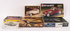 Modellsatser 6st, Revell, AMT, m.m.
