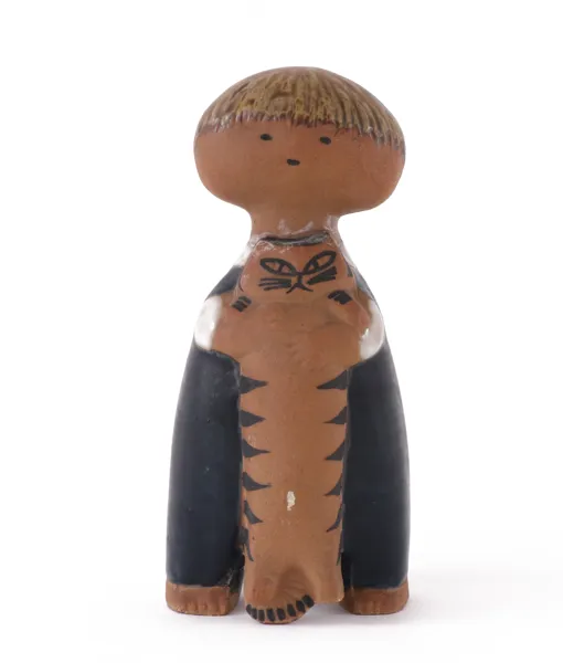 Figurin, "Pelle", Lisa Larson för Gustavsberg