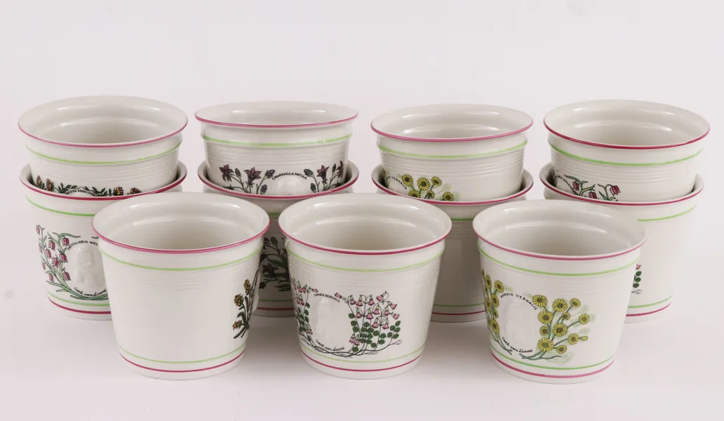 Ytterfoder 11st, "Blomsterkonungen", Gustavsberg/Franklin Porcelain