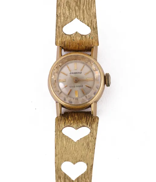Damarmbandsur i 18k, Candino, Gold Signs