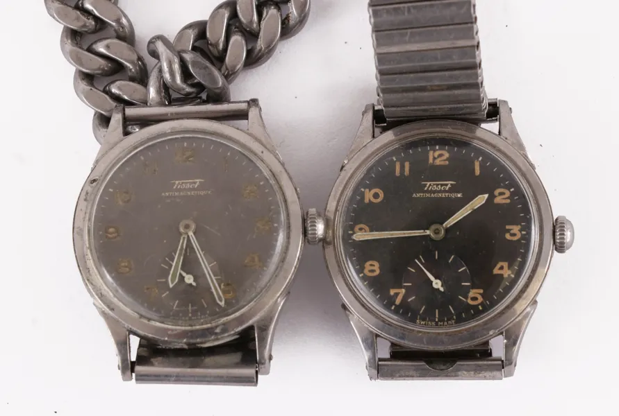 Herrarmbandsur 2st, Tissot, omkring 1900-talets mitt
