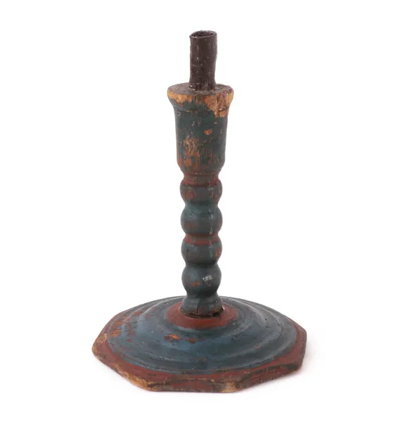 Ljusstake, allmoge, barock, 1700-tal