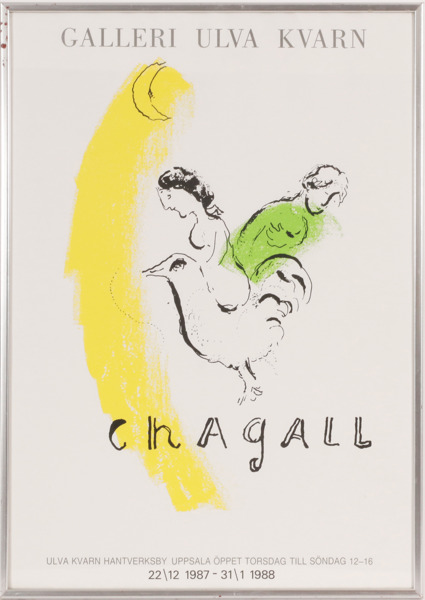 Utställningsaffisch, Marc Chagall