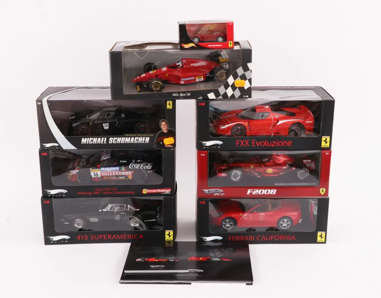 Modellbilar 8st, Ferrari