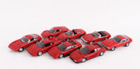 Modellbilar 8st, Ferrari, bl.a. Kyosho, Hot Wheels