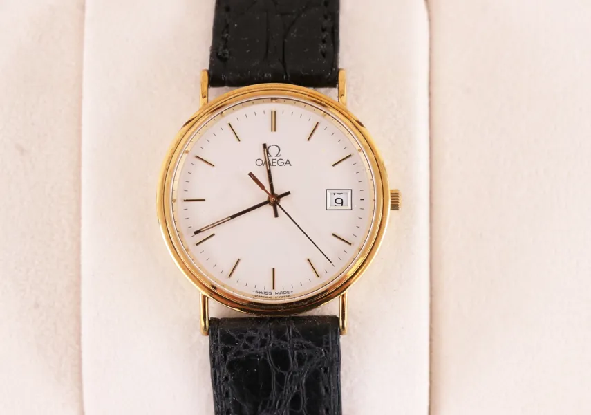 Herrarmbandsur i 18k, Omega