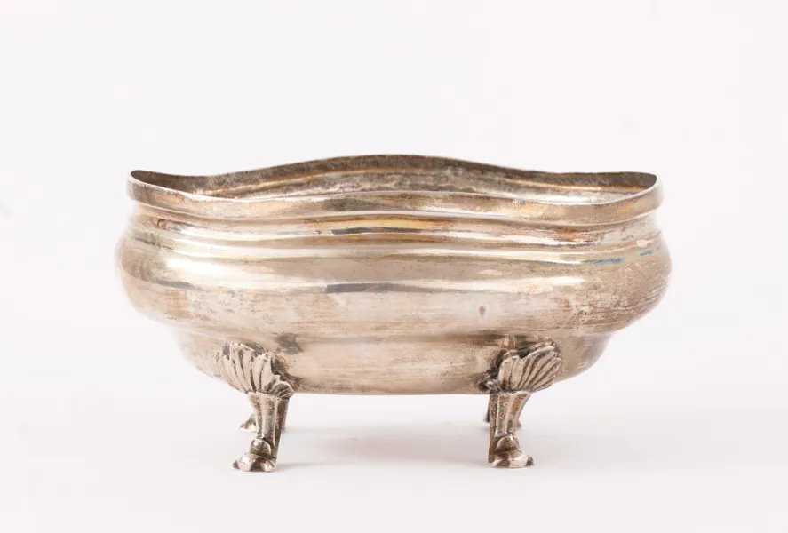 Strösockerskål, silver, rokoko, Augsburg, Tyskland, 1700-tal