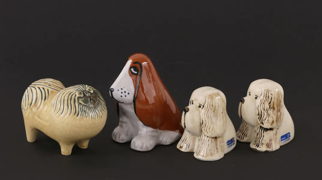 Figuriner 4st, Lisa Larson, Åhlens/Gustavsberg