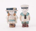 Figuriner 2st, "Oscar" och "Anna", Lisa Larson