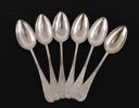 Matskedar 6st, silver, C.G.Hallberg, Stockholm
