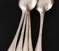 Matskedar 6st, silver, C.G.Hallberg, Stockholm