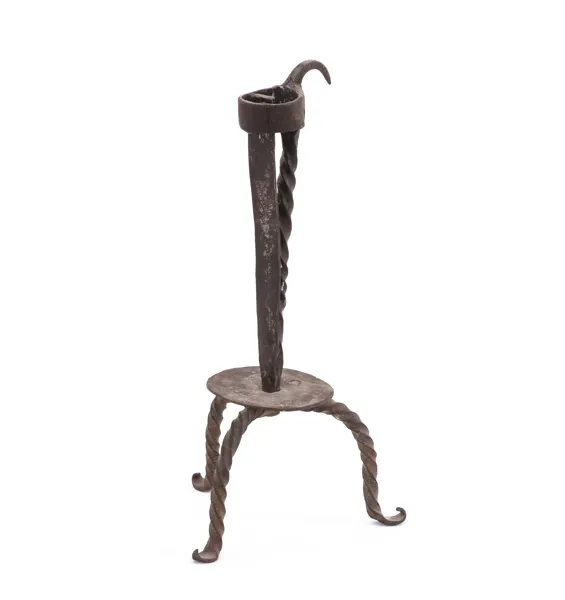 Ljusstake, järnsmide, 17/1800-tal
