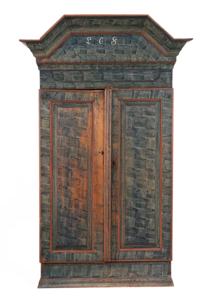 Ståndskåp, allmoge, Dalarna, 1800-talets början