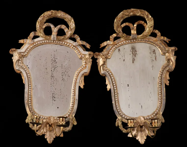 Spegellampetter ett par, Louis XVI, 1700-tal
